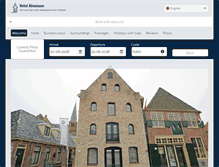 Tablet Screenshot of hotelalmenum.nl